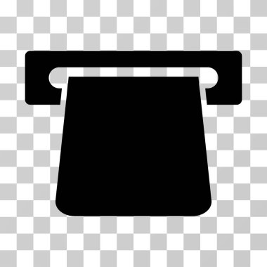 bank terminal vektör simgesi