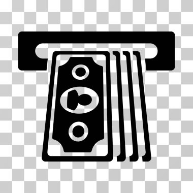 Bankamatiğe Terminal vektör simgesi