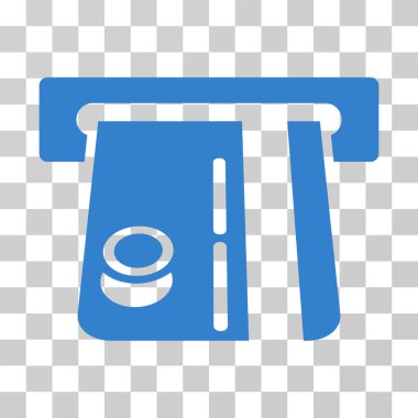 bank terminal vektör simgesi