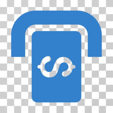 Bankamatiğe Terminal vektör simgesi