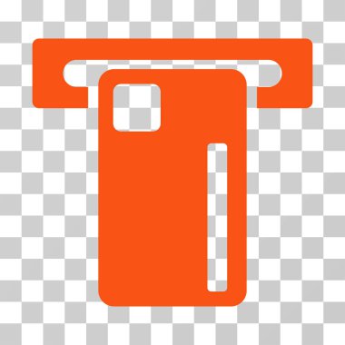 ATM makine vektör simgesi