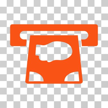 ATM ödeme vektör simgesi