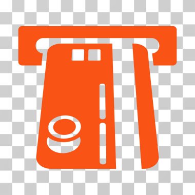 Banka Atm vektör simgesi