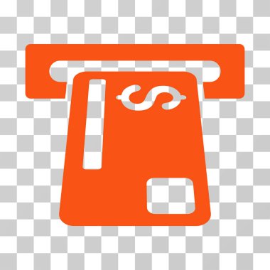 Banka kartı Terminal vektör simgesi