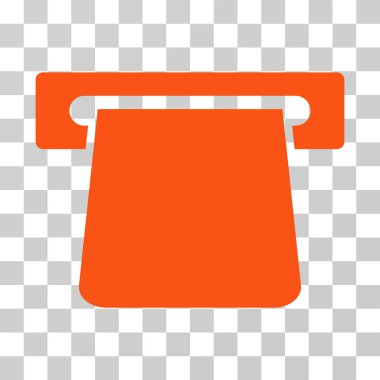 bank terminal vektör simgesi