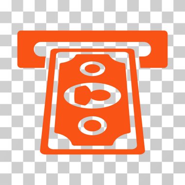 Bankamatiğe Terminal vektör simgesi