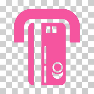 Bankacılık makine vektör simgesi