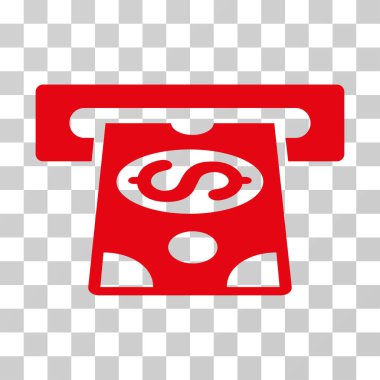 ATM Fişleri Paraya Çevirme vektör simgesi