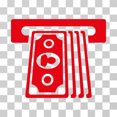 Bankamatiğe Terminal vektör simgesi