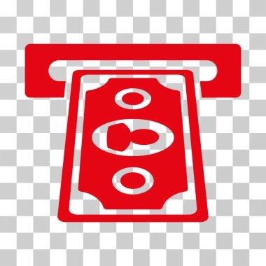 Bankamatiğe Terminal vektör simgesi