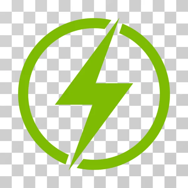 Elektriciteit afgeronde Vector Icon — Stockvector