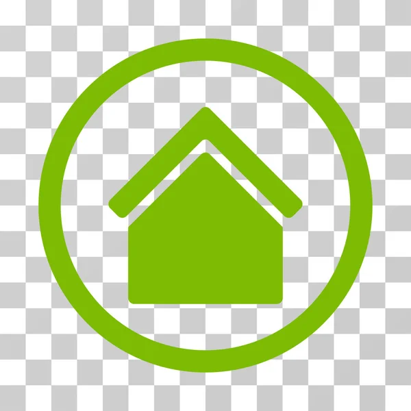 Huis afgeronde Vector Icon — Stockvector