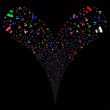 Ordu genel çift havai fişek akışı