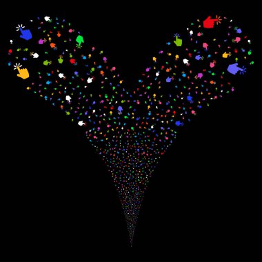 Tıklayın çift havai fişek akışı