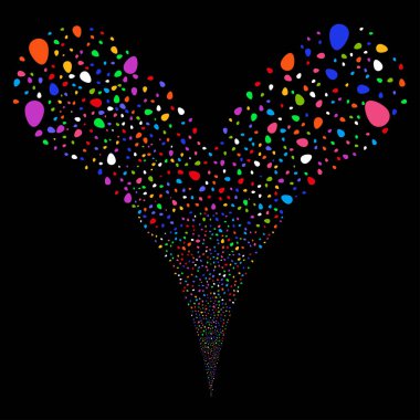 Yumurta çift havai fişek akışı