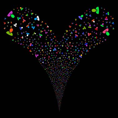 Yöneticisi çift havai fişek akışı