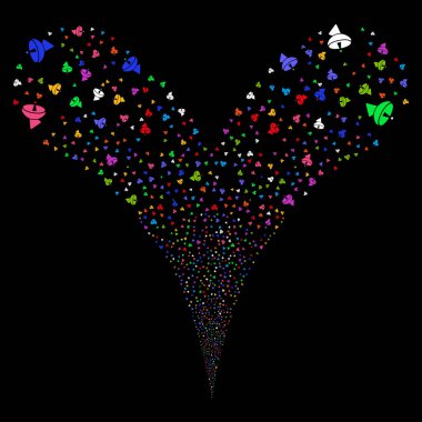 Radyo teleskop çift havai fişek akışı