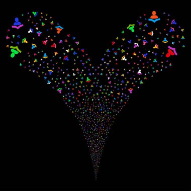 Okuyucu Çift havai fişek akışı