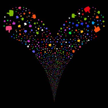 Çift havai fişek akış başparmak