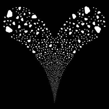 Bulut çift havai fişek akışı