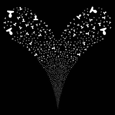 Müşteri çift havai fişek akışı