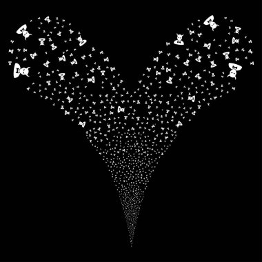 Şeytan çift havai fişek akışı