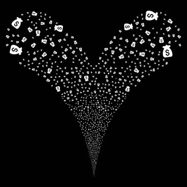 Mali sermaye çift havai fişek akışı