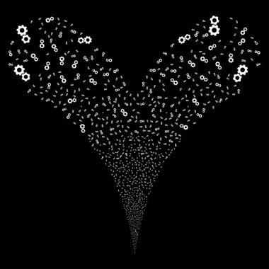 Gears'ı çift havai fişek akışı