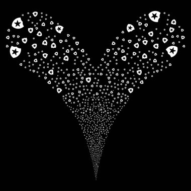 Guard çift havai fişek akışı