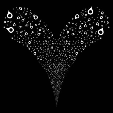 Harita işaretleyiciyi çift havai fişek Stream