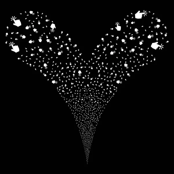 Tıklayın çift havai fişek akışı