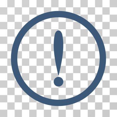 Ünlem işareti vektör simge yuvarlak