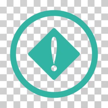 Sorun yuvarlak vektör simgesi