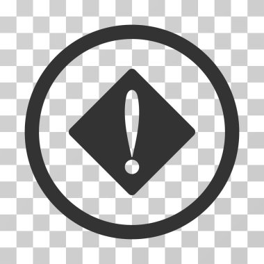 Sorun yuvarlak vektör simgesi