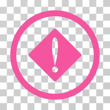 Sorun yuvarlak vektör simgesi