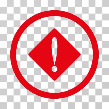 Sorun yuvarlak vektör simgesi