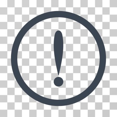 Ünlem işareti vektör simge yuvarlak