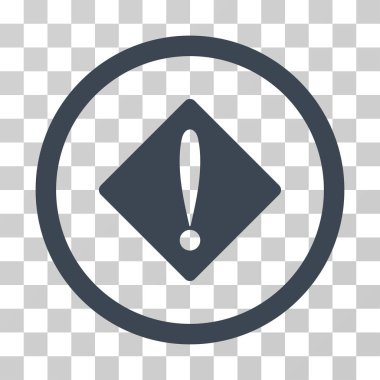 Sorun yuvarlak vektör simgesi