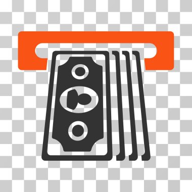 Bankamatiğe Terminal vektör simgesi