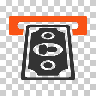 Bankamatiğe Terminal vektör simgesi