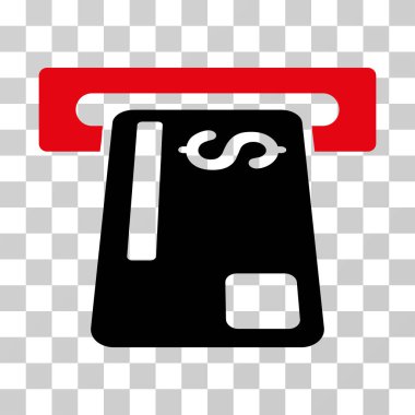 Banka kartı Terminal vektör simgesi