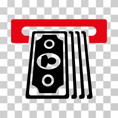 Bankamatiğe Terminal vektör simgesi