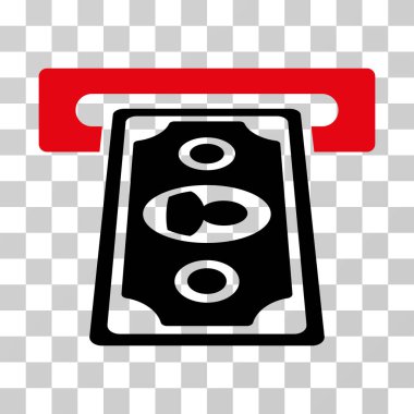 Bankamatiğe Terminal vektör simgesi