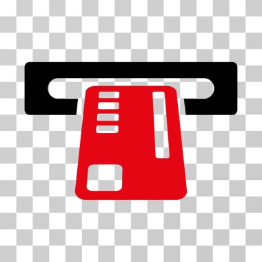 Bilet makine vektör simgesi