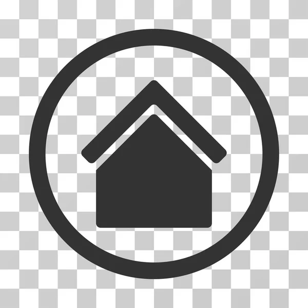ホームの丸みを帯びたベクトルのアイコン — ストックベクタ