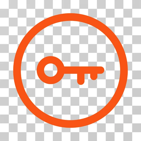 Kulcsfontosságú lekerekített Vector Icon — Stock Vector