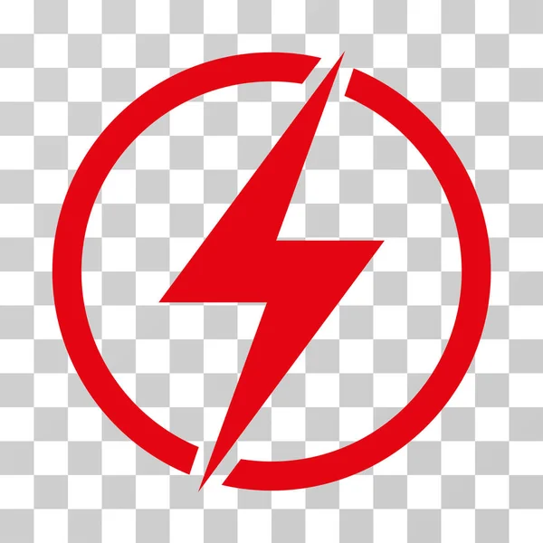 Icono vectorial redondeado de electricidad — Archivo Imágenes Vectoriales