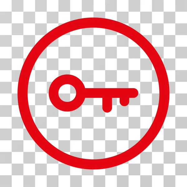 Kulcsfontosságú lekerekített Vector Icon — Stock Vector