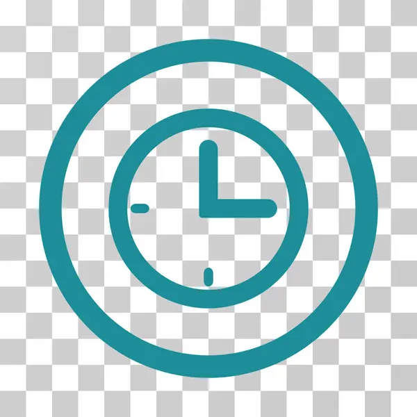 Time Rounded Vector Icon — Stock Vector