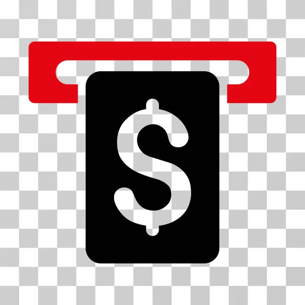 Bargeld abheben Vektor Symbol — Stockvektor